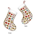 thumbnail image 3 of Honeii Hot Dog Pizza for Christmas Stocking,Large Xmas Stocking,Holiday and Family Stocking for Fireplace Christmas Holiday Party Decoration, 3 of 7