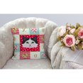 thumbnail image 4 of Carolines Treasures CK5152PW1414 Ragamuffin Cat Love Fabric Decorative Pillow  14Hx14W multicolor, 4 of 4