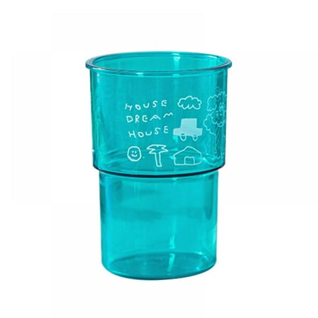 

Xmarks Unbreakable Plastic Drinking Glasses Cute Pattern Drinking Cups Reusable Drinking Tumblers