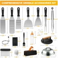 thumbnail image 6 of 29pcs Griddle Accessories Kit,Grill Tools Set for Blackstone,Hibachi Enlarged Spatula Set with Basting Cover,Burger Press Patty Maker for Outdoor Teppanyaki BBQ, 6 of 7