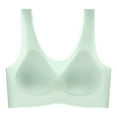 thumbnail image 4 of Arlun,Wireless Bras for Women Smooth Seamless Push up Sports Bras Comfortable Large Thin Sagging Side Beauty Back Bralettes No Underwire Full Coverage Bra Light Green XXL, 4 of 4