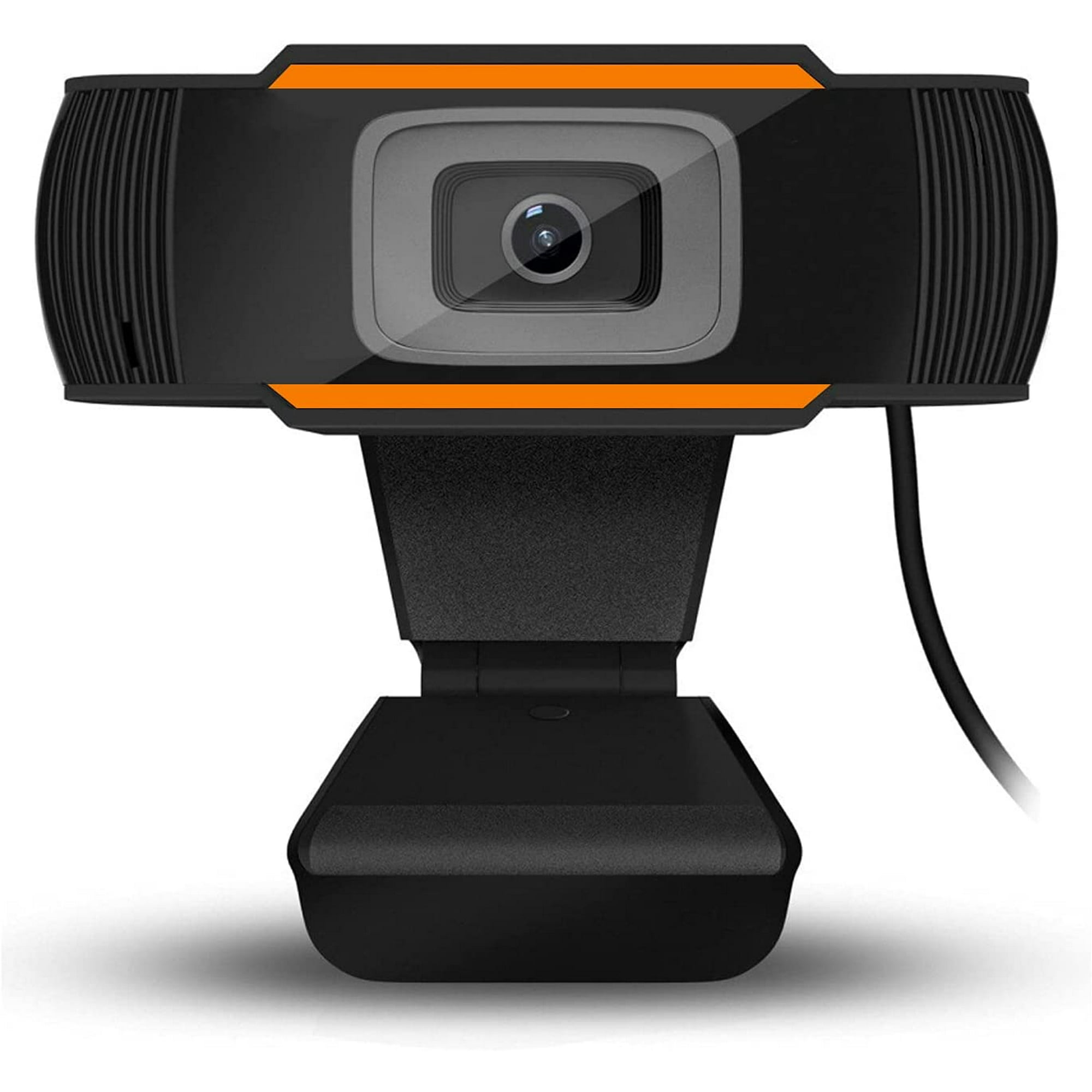 1080P autofocus game webcam, fast PC webcam with noise reduction  microphone, USB PC webcam for video call recording meeting (orange) -  Walmart.ca