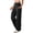 Black, variant on Straight Leg Leggings for Women with Pockets High Waist Tummy Control Yoga Pants Casual Gym,Gray_S