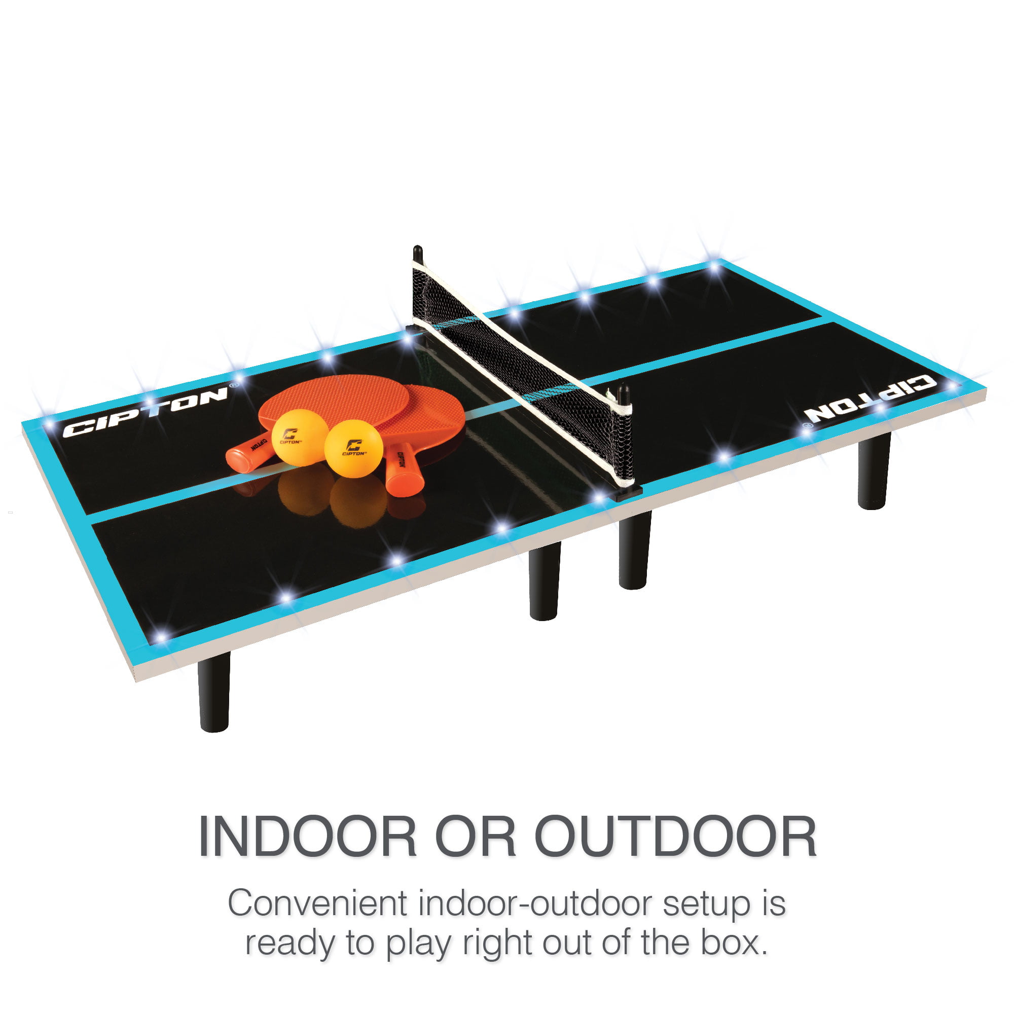 Out of the Blue Tischtennisnetz Mini Ping Pong Spiel-Set mit