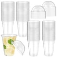 thumbnail image 1 of Clear Plastic Drinking Cups Plastic Drinking Cups with Lid Transparent Plastic Cups Disposable Plastic Drinking Cups for Party, 1 of 8