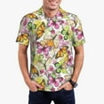 thumbnail image 4 of Naloa Cute Flamingo Women's Short-Sleeved Onesie, One-Piece Swimsuit for Parties, dates, clubs - X-Large, 4 of 8