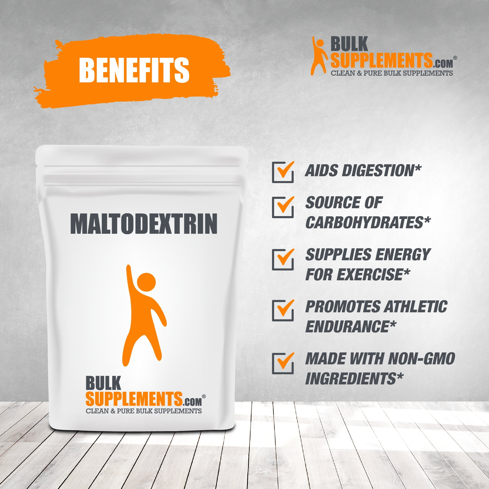 BulkSupplements.com Maltodextrin (1 Kilogram - 2.2 lbs - 33 Servings) 