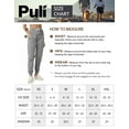 thumbnail image 4 of PULI Women's Cargo Pants Cotton Sweatpants with Zipper Pocket(Dark Grey M), 4 of 8