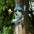 thumbnail image 3 of Hot Sale！Teapot Birdhouse Feeder,Birdhouse Feeder for Outdoor Hanging,Outside Teapot Bird House and Feeder,Hanging Hummingbird Feeders for Garden Yard Decoration,Unique Humming Bird Houses, 3 of 6