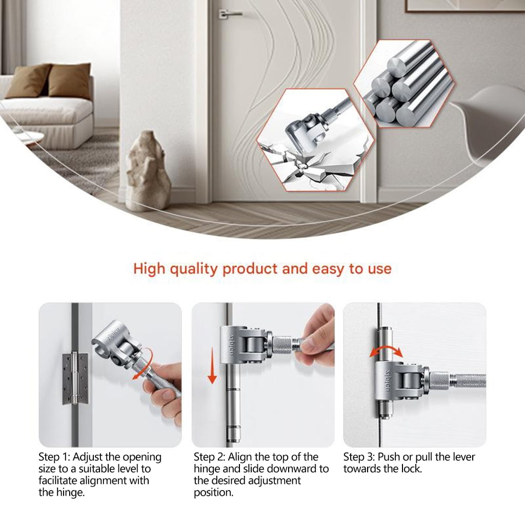 CEORPER Adjustable Wrench Door Hinge Tool For Door Hinge Adjustments Without Disassembly Works On Various Door Types