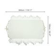 thumbnail image 4 of Hamac Durable Anti-Renversement pour l'Extérieur, Longueur 118,11 Pouces, Blanc, 4 of 6