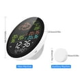 thumbnail image 6 of Temperature Wifi Smart Weather Station With Clock Indoor And Outdoor Temperature And Humidity Meter Multifunctional Large Color Screen Weather Clock Temp Humidity Gauge, 6 of 7