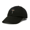 thumbnail image 5 of Dalix Espresso Martini Embroidered Cap Cotton Baseball Cute Cool Dad Hat Womens in Black, 5 of 5