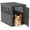 Black, variant on 2-in-1 Dog Crate & Storage Crate, Dog House Resin Dog Kennel Furniture Weatherproof for Indoor Living Spaces & Outdoor Patios