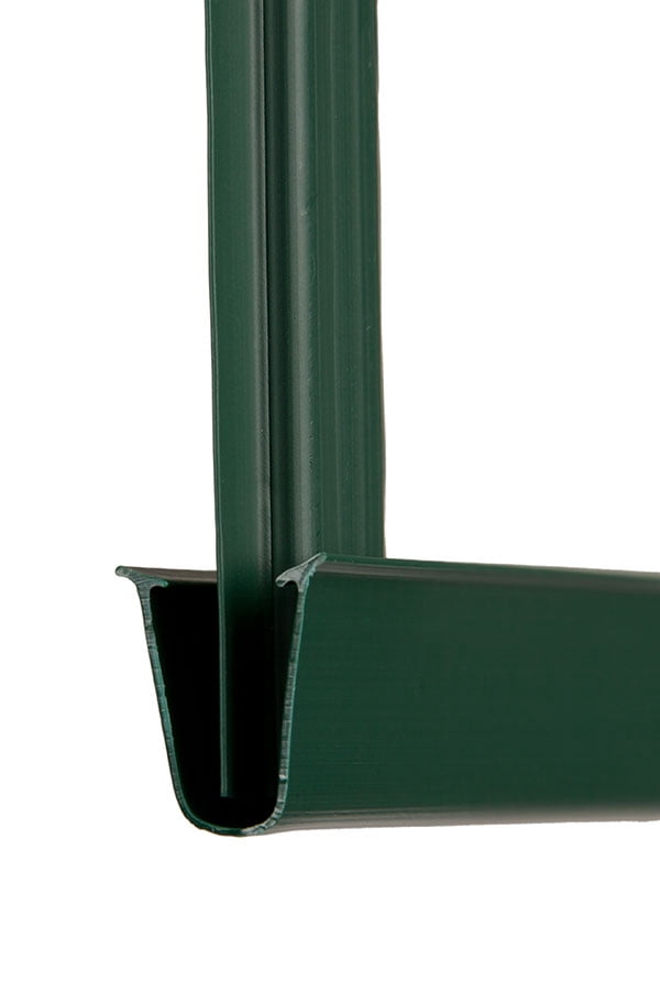 Maximum Privacy Green SoliTube Slats™ for 4ft Chain Link Fence