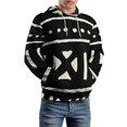 thumbnail image 5 of African Mud Cloth Black And White Men's Women New Sweatshirt Hoodie Men's Plus Size Sweatshirt Hooded Sweatshirt 3d Printed Street Men's Cloth, 5 of 6
