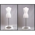 thumbnail image 3 of White Female Medium Size 10-12 Mannequin Dress Body Form #F10/12W+BS-04, 3 of 5