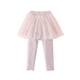 thumbnail image 1 of Odeerbi 9M-6Y Niñas Leggings Con Falda Tul Tutú Pantalones Falda de Gasa de Dos Piezas Pantalones Casual Cómodo Leggings, 1 of 4