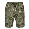 thumbnail image 3 of Fotbe Green Snake Skin Trajes de Baño Estampados para Hombre, Shorts de Verano de Secado Rápido, Ropa de Playa, Bañadores-Large, 3 of 6