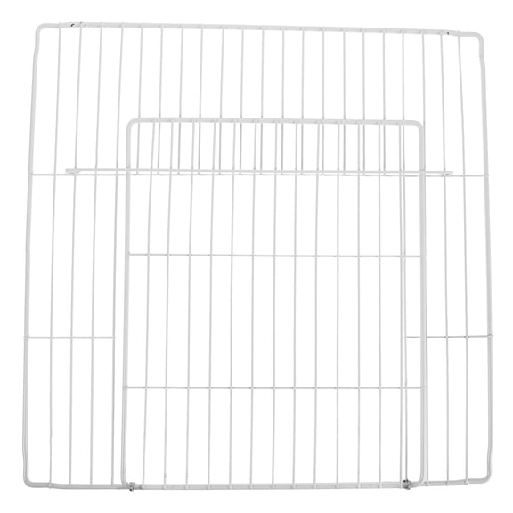 Baluue White Cat Cage Door Panel with Dense Mesh for DIY Pet Enclosure and Secure Containment