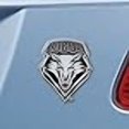 thumbnail image 3 of FANMATS 22134 New Mexico Lobos 3D chrome Metal Auto Emblem, 3 of 4