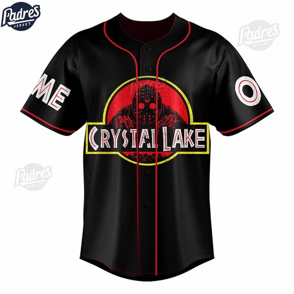 The Crystal Lake Custom Halloween Baseball Jersey for Horror Fans
