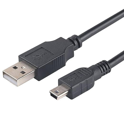 USB Interface Charging Data Transfer Cable Compatible with Canon PowerShot Digital Cameras & Camcorders (Black)