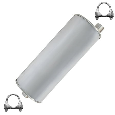 Stainless Steel Exhaust Muffler Fits 2002-2005 Ford Explorer and Mercury Mountaineer 4.0L & 4.6L - Direct Fit