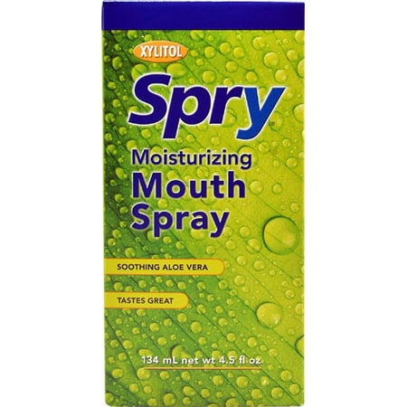 - Xlear Spry Moisturizing Mouth Spray, Aloe Vera, 4.5 Oz
