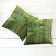 thumbnail image 6 of Ambesonne Nature Throw Pillow Cover 2 Pack, Forest with Lake Botany, 20", Fern and Lime Green, 6 of 7