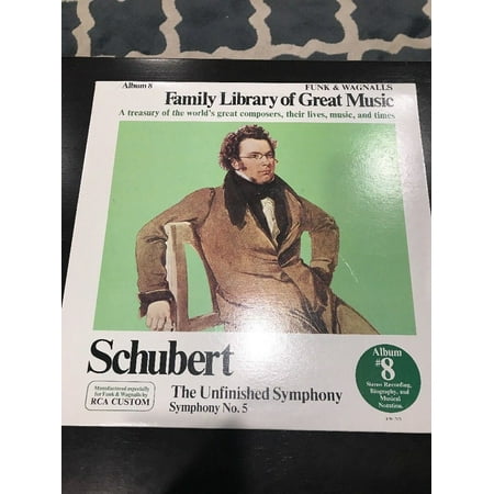 Family Library of Great Music LP Record Schubert Unfinished Symphony Album