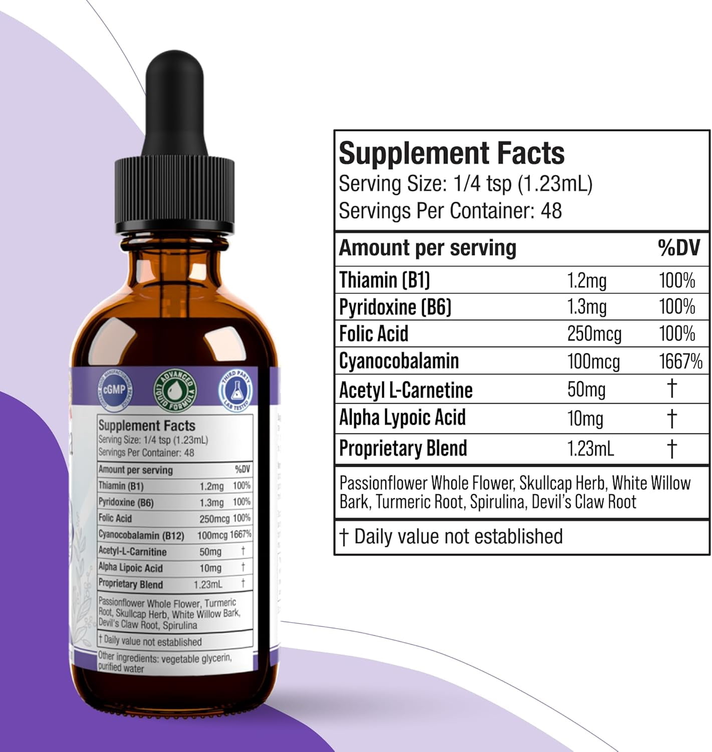 Rejuvica Health Nervestra 2 fl oz - Nerve Health Support Supplement - Contains Alpha Lipoic Acid