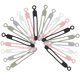 thumbnail image 3 of Cable Ties Reusable Silicone Wire Organizer Prevent Winding Travel Office Use 10.6x1.2cm 20Pcs, 3 of 4