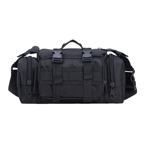 Bolsa De Hombro Bolsa para cámaras 600D Oxford tela deportes riñonera para camping senderismo (negro) Ehuebsd Para Estrenar