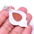 thumbnail image 2 of Golden Sunstone Gemstone 925 Sterling Silver Pendant 2.34" P_9398_195_11, 2 of 2