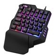 thumbnail image 4 of Teclado Para Juegos Teclado Para Juegos Con Una Sola Mano Teclado Pequeño Para Juegos Rgb Siente Un Reposamanos 35 Teclas Retroiluminación Colorida Para Juegos Lol/Pubg/Fortnite/Wow/Dota/Ow Inevent EL012796-00, 4 of 6