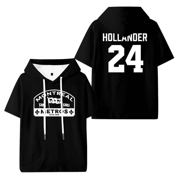 Heated Rivalry Hollander 24 Merch Hooded T-Shirts Casual Women Men Short Sleeve Tee Clothes