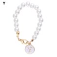 thumbnail image 2 of CSChome Cup Pendant Keychain Cup Pendant Keychain Personalized Pearl Charm Stylish Name ID Letter Handle Keychain for Water Bottle Bag Pendant Accessory Cup Pendant, 2 of 6