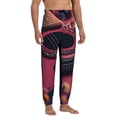thumbnail image 4 of Kdxio Romantic Heart Guitar Pattern Joggers,Sweatpants for Men with Pockets-3X-Large, 4 of 5