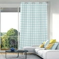 thumbnail image 5 of Black Out Curtain Window Curtain Panels for Apartment, 84" Checks Vertical Blinds Bay Blackout Curtains for Living Room, Grommet Window Curtains Privacy Darkening Single Panel Curtain, 5 of 7