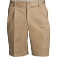 thumbnail image 3 of Lands' End Men's Big and Tall No Iron 9" Comfort Waist Pleated Front Chino Short, 3 of 4