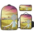 thumbnail image 1 of Rick and Morty Season Backpack Brain Box System Cognitive Bookbag with Nutrient Lunch Organizer, 1 of 5
