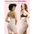 thumbnail image 6 of Women High Waist Tummy Control Shapewear Shorts Body Shaper Underwear Seamless Briefs Thigh Slimmer Shapewear, 6 of 7