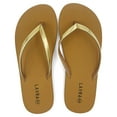 thumbnail image 3 of LAVARA Women’s Flip Flop Cushioned Vegan Leather T Strap Thong Sandals&nbsp;, 3 of 8