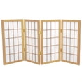 thumbnail image 1 of Oriental 4 Panel Desktop Window Pane Shoji Screen in Natural, 1 of 1