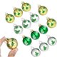 thumbnail image 4 of Bola de sombrero de trébol de cuatro hojas, decoración de bola de plástico, cuerda colgante, decoración colgante del Día de San Patricio, verde, plástico duradero, ligero, para decoración, 4 of 6