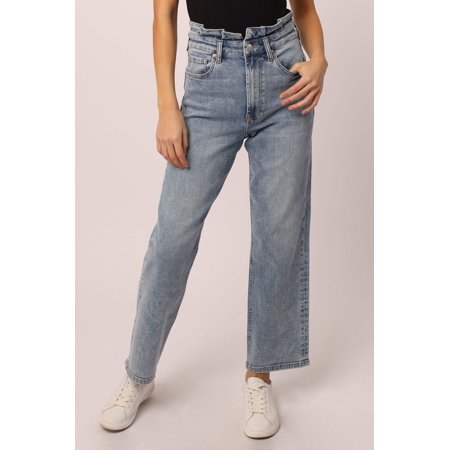 DEAR JOHN DENIM WOMEN'S 90S ULTRA HIGH RISE ANKLE STRAIGHT JEANS MIDDLETOWN