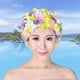 thumbnail image 2 of Gorra 3D Flower Bathing Gorro transpirable para deportes acuáticos para mujer (diseño y color) JShteea  El nuevo, 2 of 3