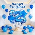 thumbnail image 4 of Set de globos para fiesta HAUCIAJEIN 32" azul para 2.º cumpleaños, 4 of 5