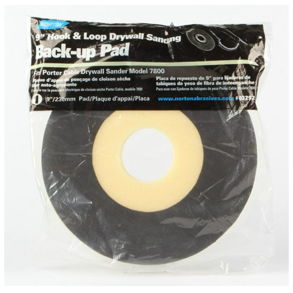 Norton 50703038 Hook and Loop Drywall Sanding Backing Pad, 9" Dia